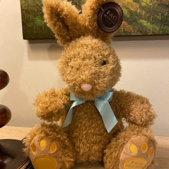 FAO Schwarz Other - Adorable brand new brown FAO Schwarz bunny